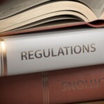 Regulations book. Law, rules and regulations concept.
